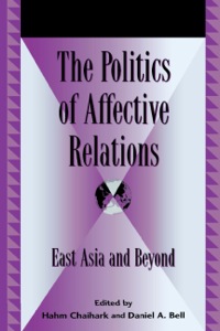 Cover image: The Politics of Affective Relations 9780739108000