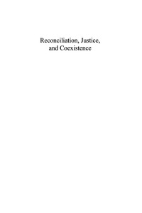 表紙画像: Reconciliation, Justice, and Coexistence 9780739102374