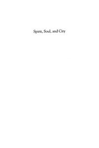 Cover image: Spirit, Soul, and City 9780739115411