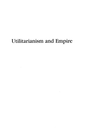 Cover image: Utilitarianism and Empire 1st edition 9780739105757