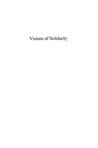 Imagen de portada: Visions of Solidarity 9780739109922