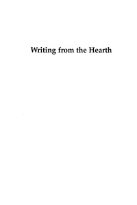 Imagen de portada: Writing from the Hearth 9780739119068