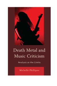 Cover image: Death Metal and Music Criticism 9780739164594
