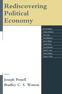 Cover image: Rediscovering Political Economy 9780739166598