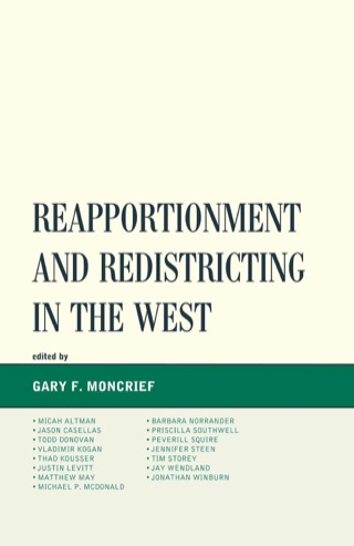 Cover image: Reapportionment and Redistricting in the West 9780739167618
