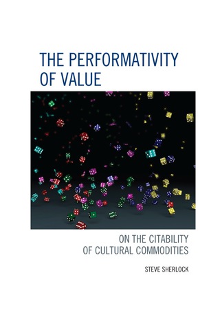 Imagen de portada: The Performativity of Value 9780739168615