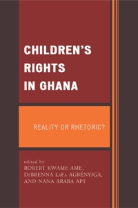 Cover image: Children's Rights in Ghana 9780739148006