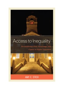 Imagen de portada: Access to Inequality 9780739169322