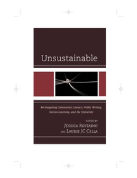 Cover image: Unsustainable 9780739172568