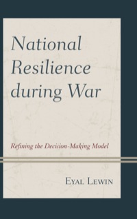 Cover image: National Resilience during War 9780739174586