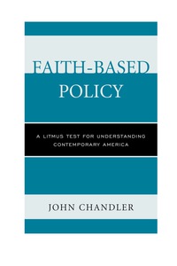 Cover image: Faith-Based Policy 9781498556644