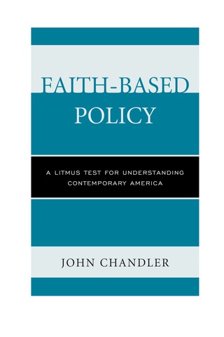 Cover image: Faith-Based Policy 9780739179024