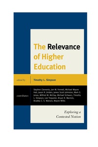 Immagine di copertina: The Relevance of Higher Education 9780739182529