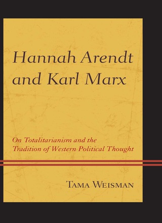 Immagine di copertina: Hannah Arendt and Karl Marx 9780739184042