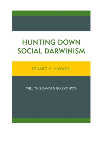 Cover image: Hunting Down Social Darwinism 1st edition 9780739186701