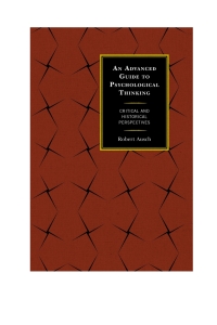 Cover image: An Advanced Guide to Psychological Thinking 9780739195437