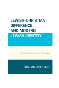 Cover image: Jewish–Christian Difference and Modern Jewish Identity 9780739196083