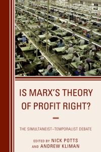 Omslagafbeelding: Is Marx's Theory of Profit Right? 9780739196335