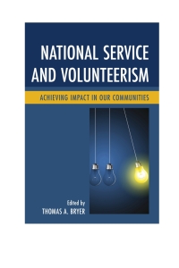 Immagine di copertina: National Service and Volunteerism 9780739196953