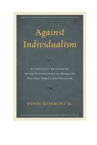 Cover image: Against Individualism 9780739199824