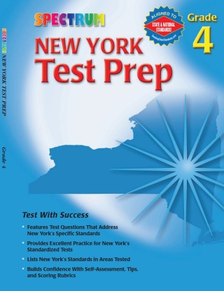 Omslagafbeelding: New York Test Prep, Grade 4 9780769634944