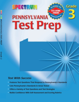 صورة الغلاف: Pennsylvania Test Prep, Grade 3 9780769635033