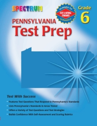 表紙画像: Pennsylvania Test Prep, Grade 6 9780769635064