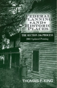 Cover image: Federal Planning and Historic Places 9780742502598