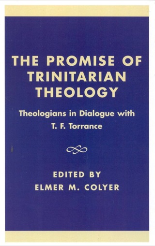 Cover image: The Promise of Trinitarian Theology 9780742512931