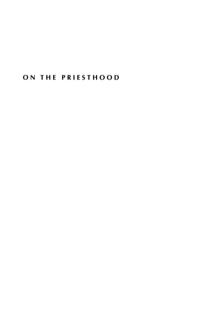 Cover image: On the Priesthood 9780742514942
