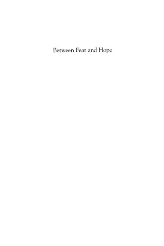 Cover image: Between Fear and Hope 9780742516182