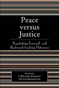 Cover image: Peace versus Justice 9780742536289