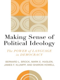 Cover image: Making Sense of Political Ideology 9780742536708