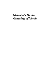 Cover image: Nietzsche's On the Genealogy of Morals 9780742542624