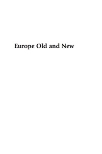 Cover image: Europe Old and New 9780742555167