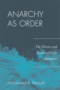 Cover image: Anarchy as Order 9780742556744