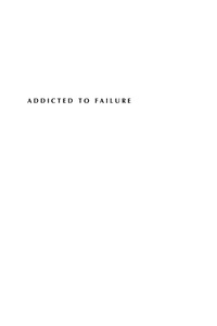 表紙画像: Addicted to Failure 9780742540972