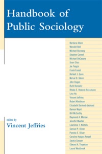 Titelbild: Handbook of Public Sociology 9780742566460