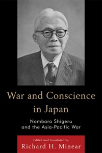 Cover image: War and Conscience in Japan 9780742568136