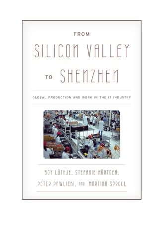 Imagen de portada: From Silicon Valley to Shenzhen 9780742555884