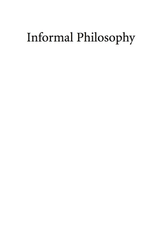 Imagen de portada: Informal Philosophy 9780742570276