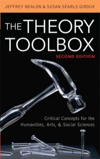 Cover image: The Theory Toolbox 2nd edition 9780742570498