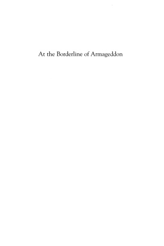 Omslagafbeelding: At the Borderline of Armageddon 9780742550759
