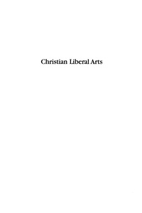 Cover image: Christian Liberal Arts 9780847699599