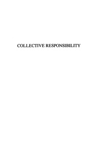 Cover image: Collective Responsibility 9780847676910