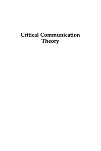 صورة الغلاف: Critical Communication Theory 9780742523722