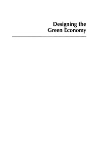 Cover image: Designing the Green Economy 9780847691890