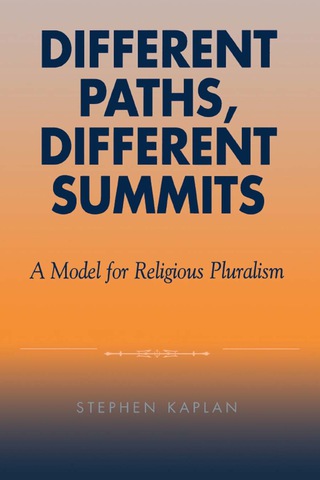 Cover image: Different Paths, Different Summits 1st edition 9780742513310