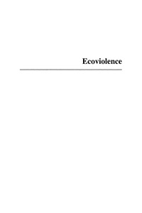 Cover image: Ecoviolence 9780847688692