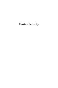 صورة الغلاف: Elusive Security 9780742528659